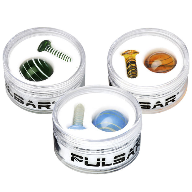 Pulsar Terp Slurper Screw & Marble Set | Group