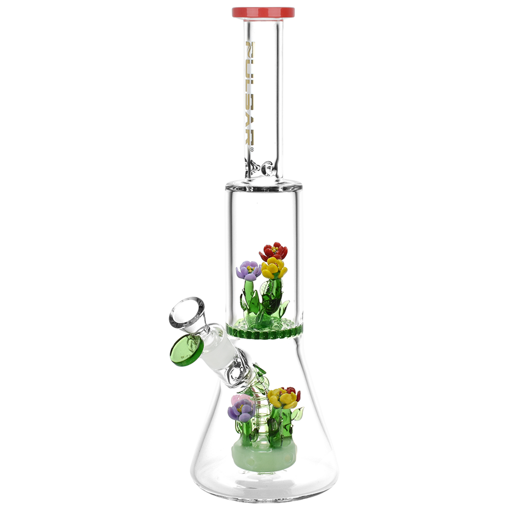 Pulsar Terrarium Tower Beaker Bong | Front View