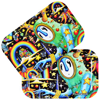 Pulsar Metal Rolling Tray & Lid | The World Was Mad