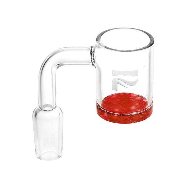 Pulsar Thick Bottom Color Quartz Banger | Red