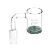 Pulsar Thick Bottom Color Quartz Banger | Teal