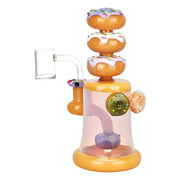 Pulsar Triple Stack Donut Dab Rig | Back View