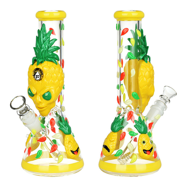 Pinealien Jar & Pipe Bundle | Pineapple Beaker Bong 