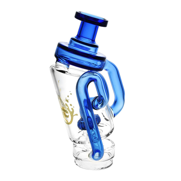 Pulsar Upright Can Recycler Rig for Puffco Peak Series | Blue