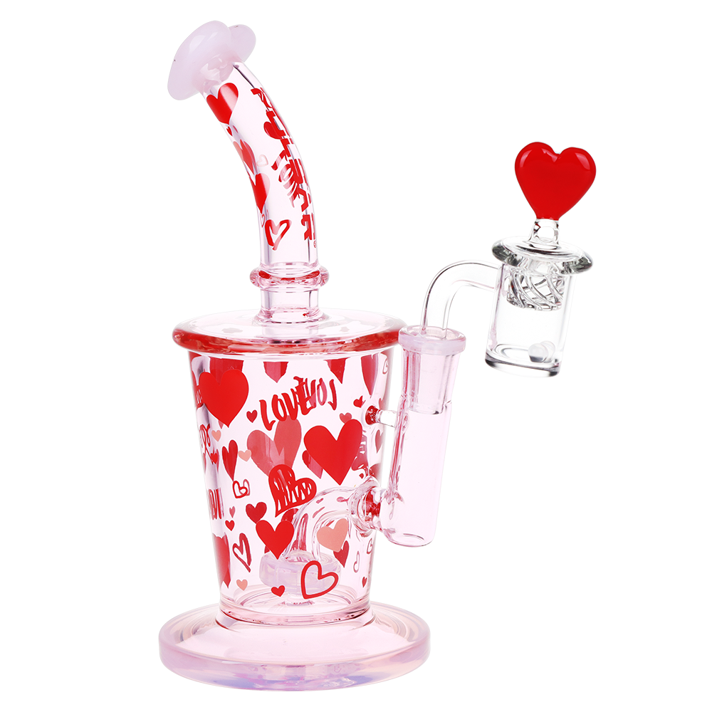 Pulsar Valentine's Love Dab Rig Set | Front View