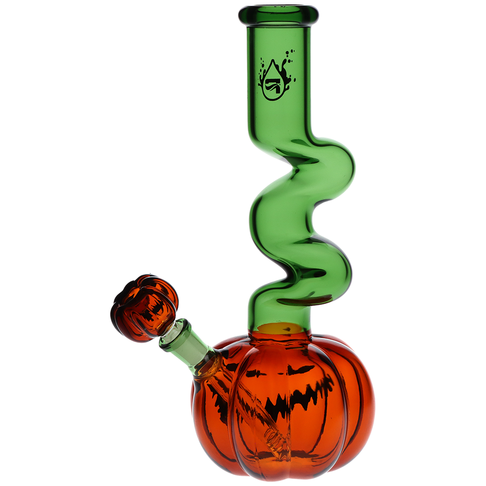 Pulsar Wicked Twisty Jack-O-Lantern Bong | Back View