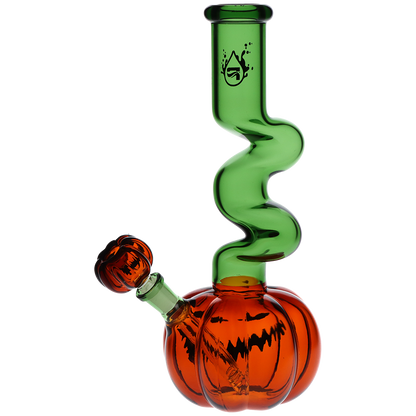 Pulsar Wicked Twisty Jack-O-Lantern Bong | Back View