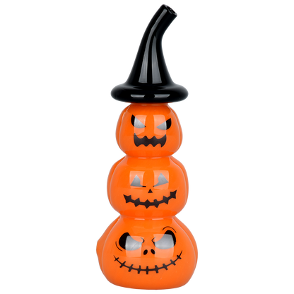 Pumpkin Pile Up Hand Pipe | Front View