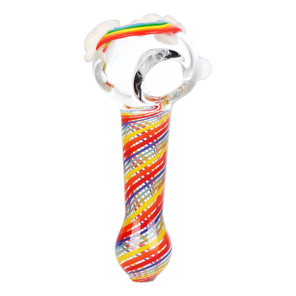 Rainbow Cloud Spoon Pipe | Top View