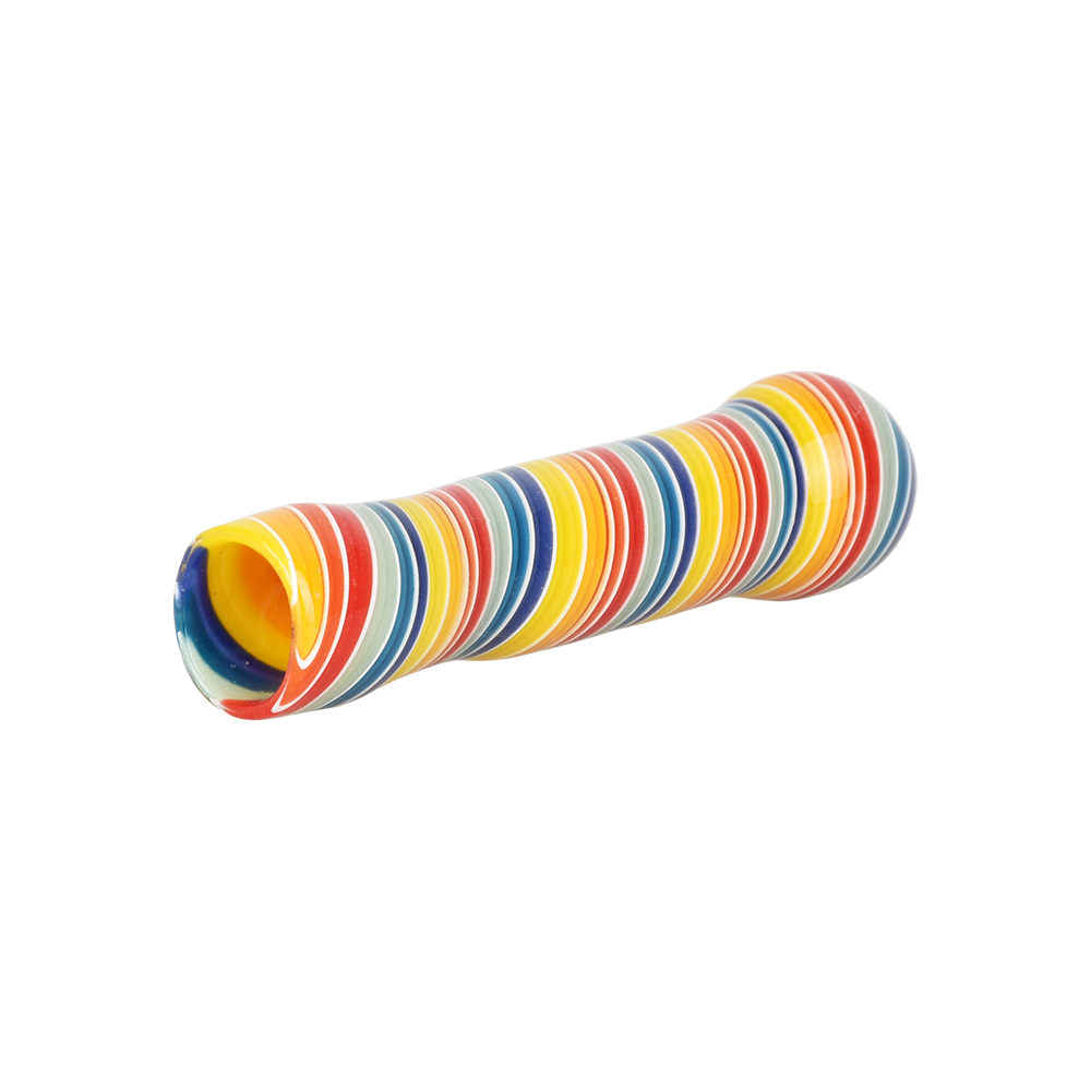 Rainbow Spirals Chillum | Side View