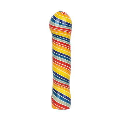 Rainbow Spirals Chillum | Top View