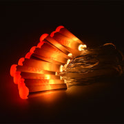 RAW Cone LED String Light Set | Dark View