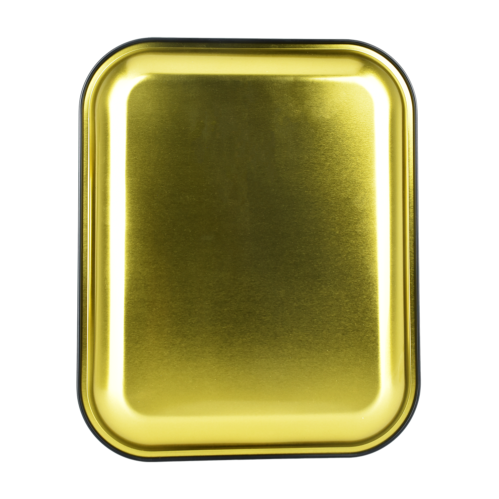 RAW Metal Rolling Tray | Paper Monster | Back View