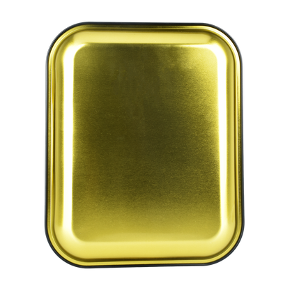 RAW Metal Rolling Tray | Paper Monster | Back View