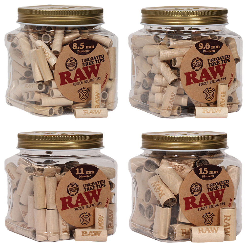 RAW Uncoated Tree Tips | Multiple Sizes