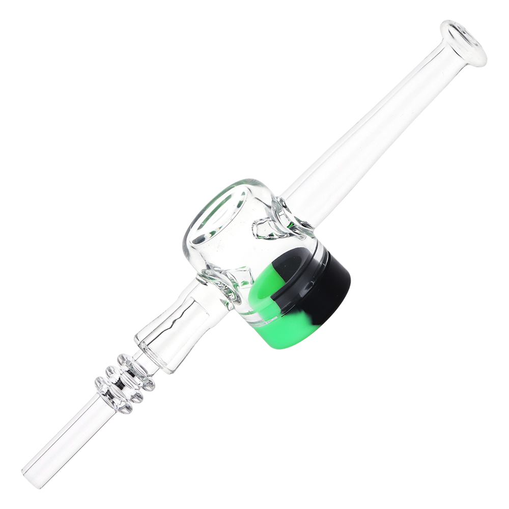 Reclaimer Dab Straw | Quartz Tip | Green Black