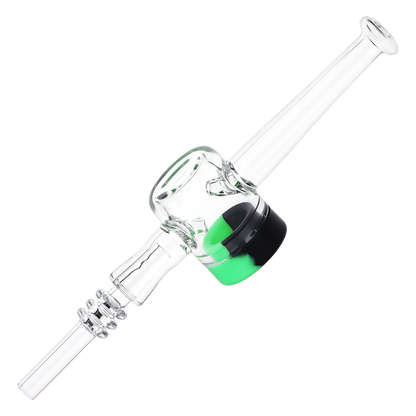 Reclaimer Dab Straw | Quartz Tip | Green Black