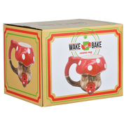 Red Mushroom Ceramic Pipe Mug | Packaging