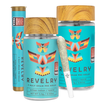 Revelry Premium Indoor THCA Pre-Rolls | Hybrid | Group