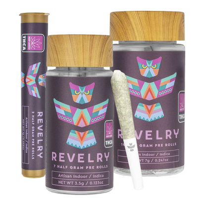Revelry Premium Indoor THCA Pre-Rolls | Indica | Group