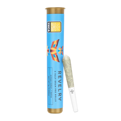 Revelry Premium Indoor THCA Pre-Rolls | Sativa | 2 Piece Tube