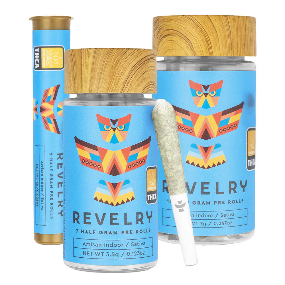 Revelry Premium Indoor THCA Pre-Rolls | Sativa | Group