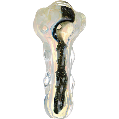 River Ride Dichro Stripe Spoon Pipe | Top View
