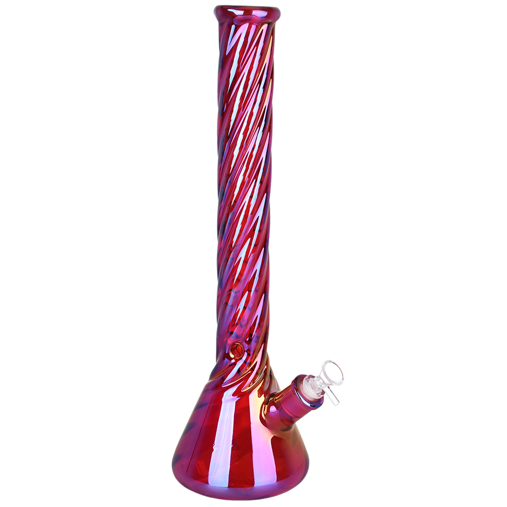 Ruby Luster Beaker Bong | Large Size