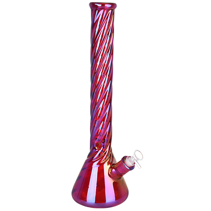Ruby Luster Beaker Bong | Large Size
