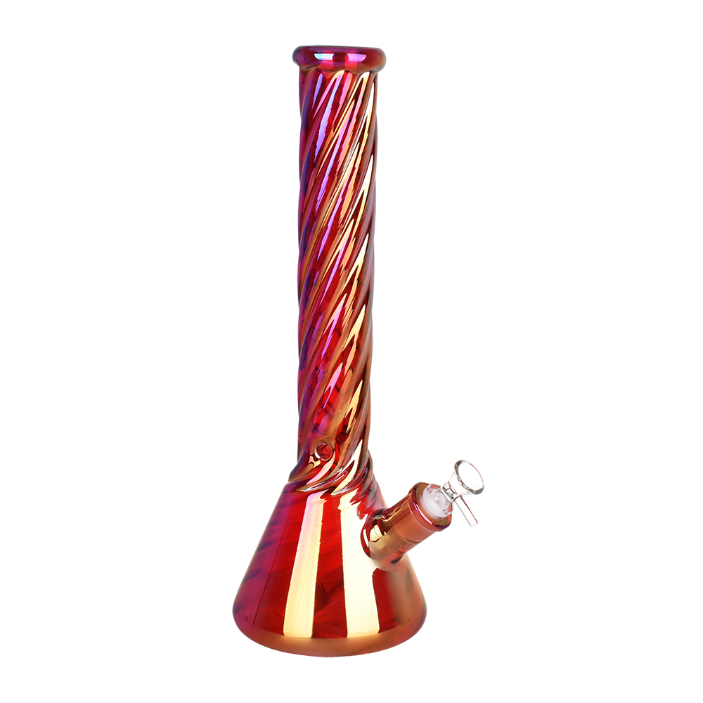 Ruby Luster Beaker Bong | Medium Size