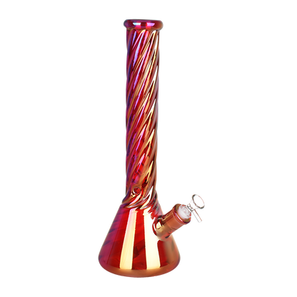 Ruby Luster Beaker Bong | Medium Size