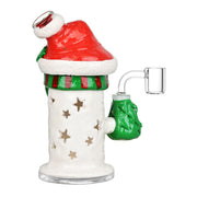 Santa Snowman Dab Rig | Back View