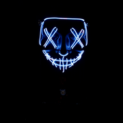 Scary Purge Gas Mask & Acrylic Bong Set | LED Light Up Accents