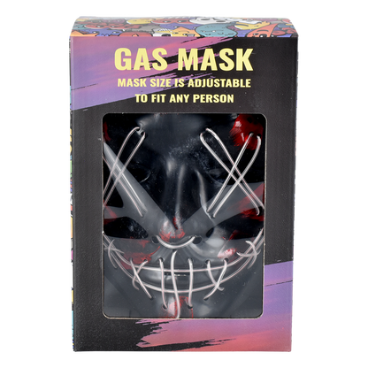 Scary Purge Gas Mask & Acrylic Bong Set | Packaging