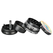 Sean Dietrich Mushroom Lounge Grinder | 4pc | Pieces Spread