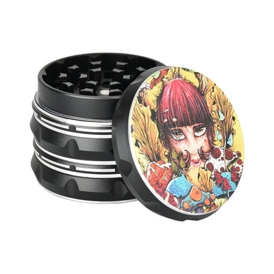Sean Dietrich Mushroom Red Grinder | 4pc | Top View