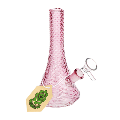 SeshGear Art Deco Mini Beaker Bong | Pink