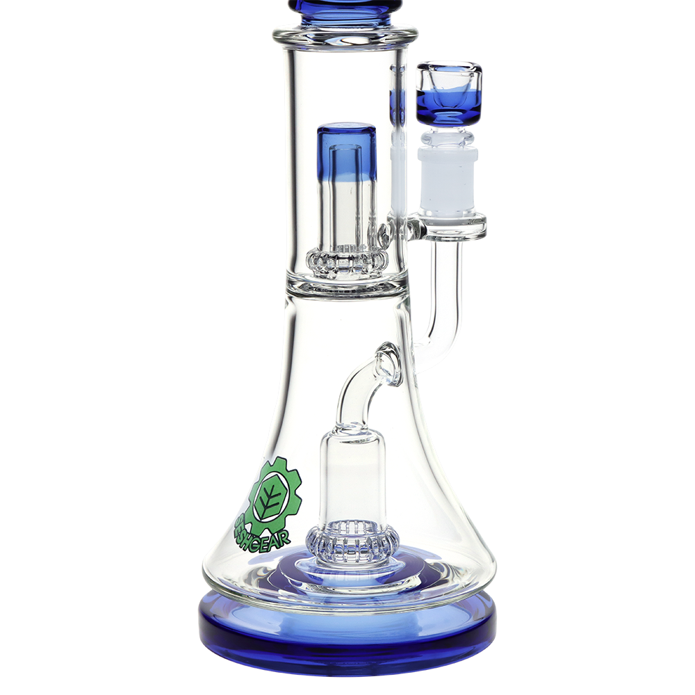 SeshGear Double Perc Beaker Bong | Base Close Up View