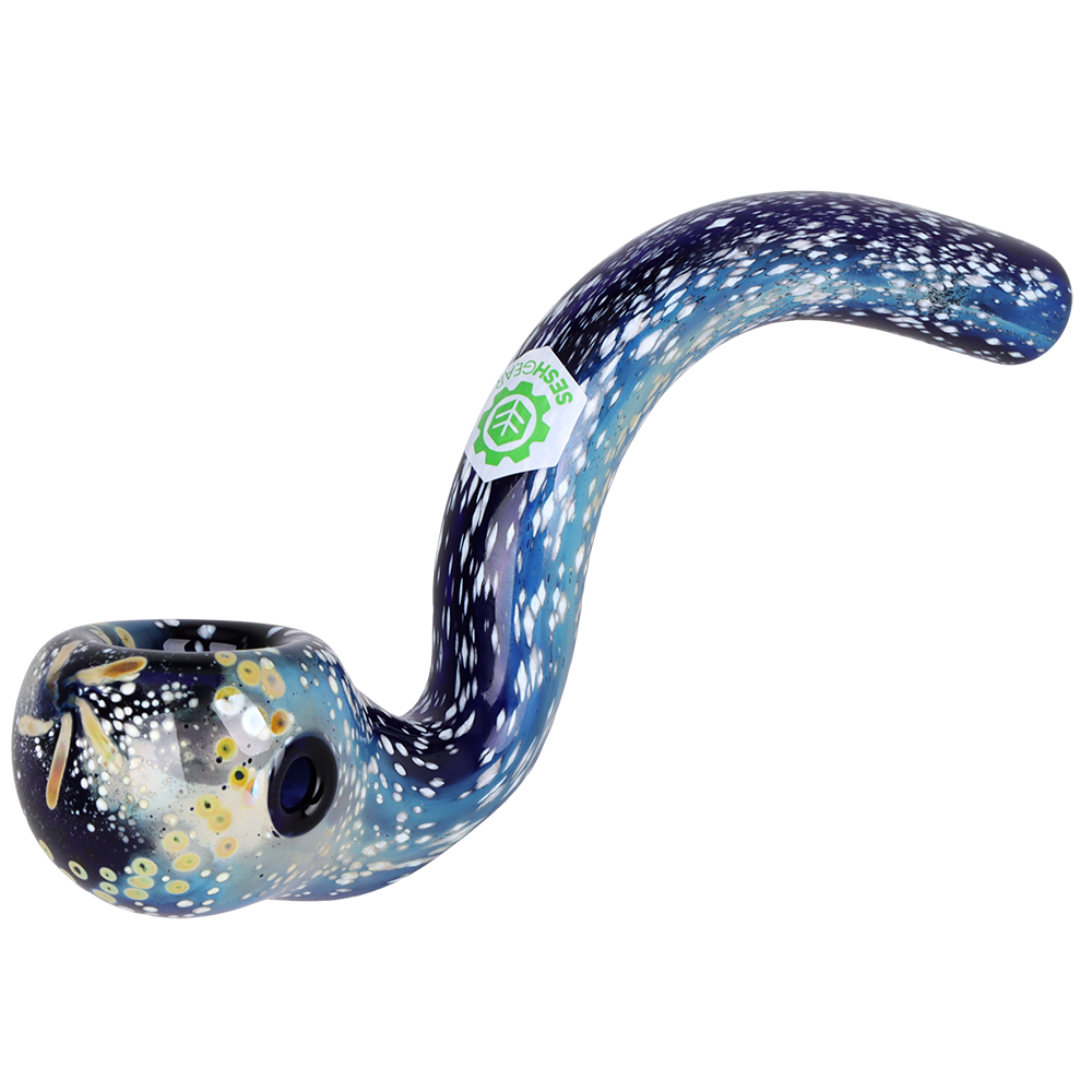 SeshGear Galaxy View Sherlock Pipe | Front View