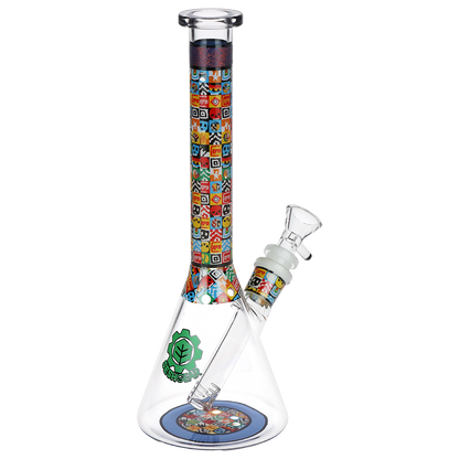 SeshGear Icon Blocks Beaker Bong | Blue