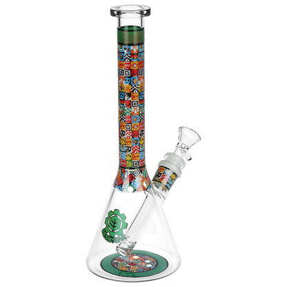 SeshGear Icon Blocks Beaker Bong | Green