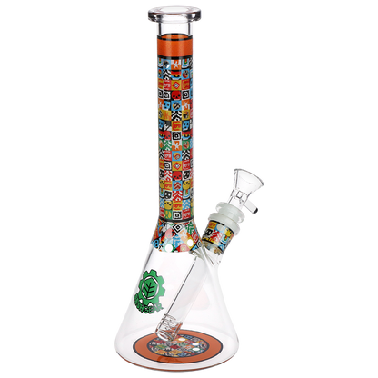 SeshGear Icon Blocks Beaker Bong | Orange