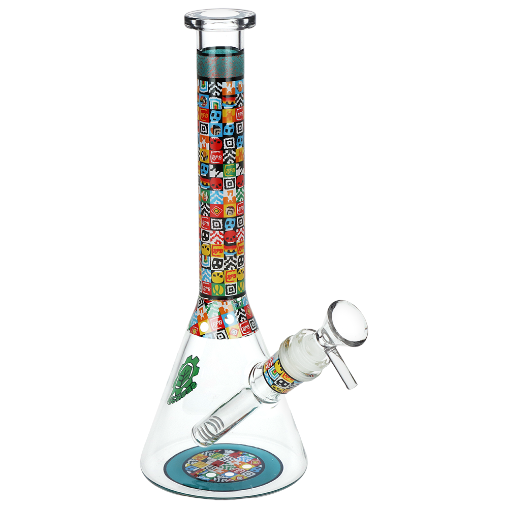 SeshGear Icon Blocks Beaker Bong | Front View