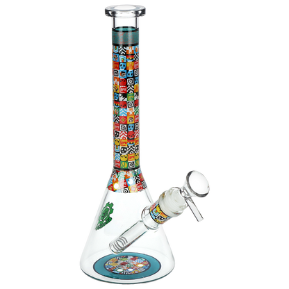 SeshGear Icon Blocks Beaker Bong | Front View