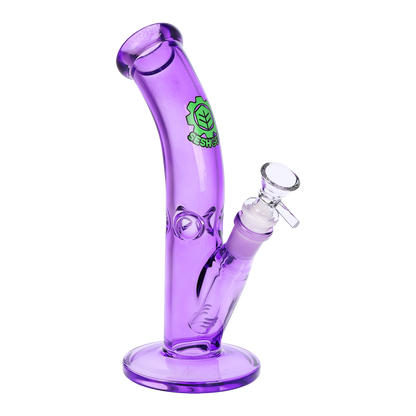 SeshGear Lean Back Bent Tube Bong | Purple