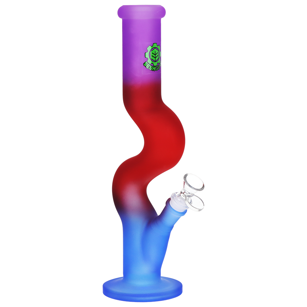 SeshGear Ombre U-Bend Tube Bong | Purple Red Blue