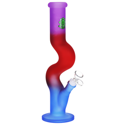 SeshGear Ombre U-Bend Tube Bong | Purple Red Blue