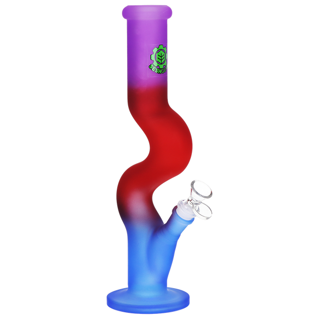 SeshGear Ombre U-Bend Tube Bong | Purple Red Blue