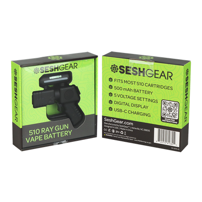 SeshGear Ray Gun 510 Cartridge Battery | Packaging