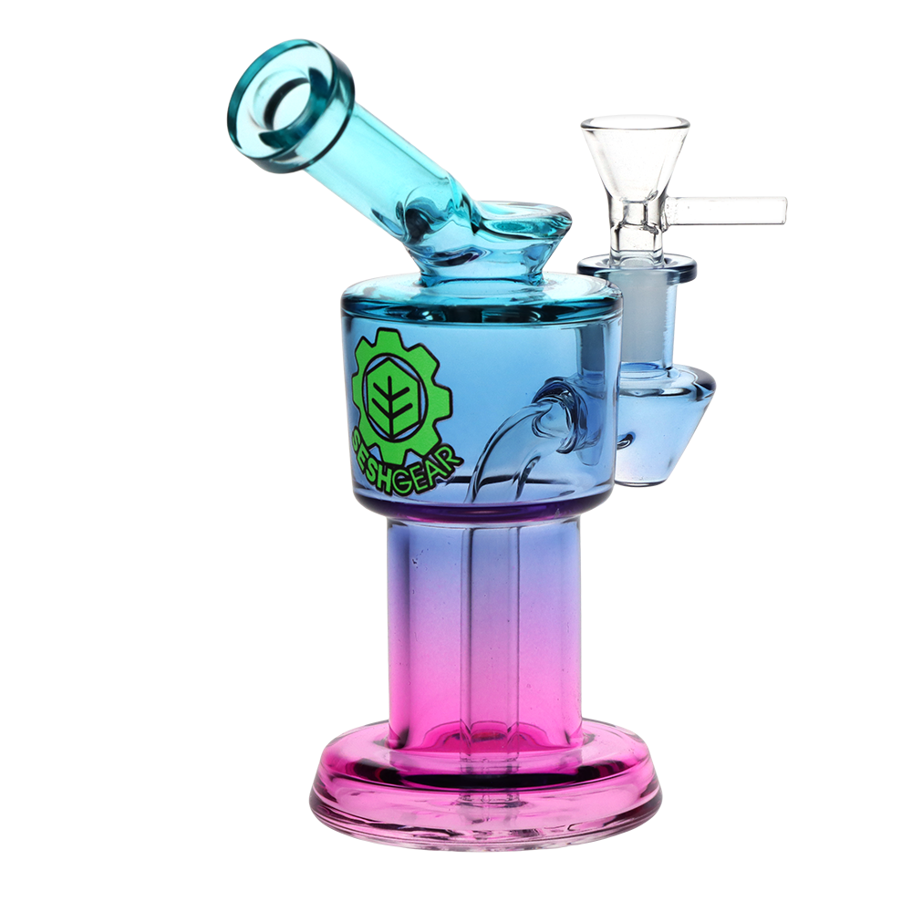 SeshGear Roboto Ombre Bong | Blue Purple Pink Gradient